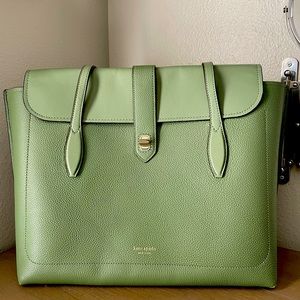 Large Sage Work Tote